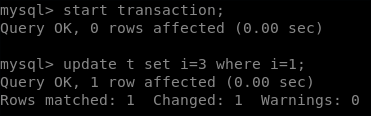 set transaction READ UNCOMMITTED